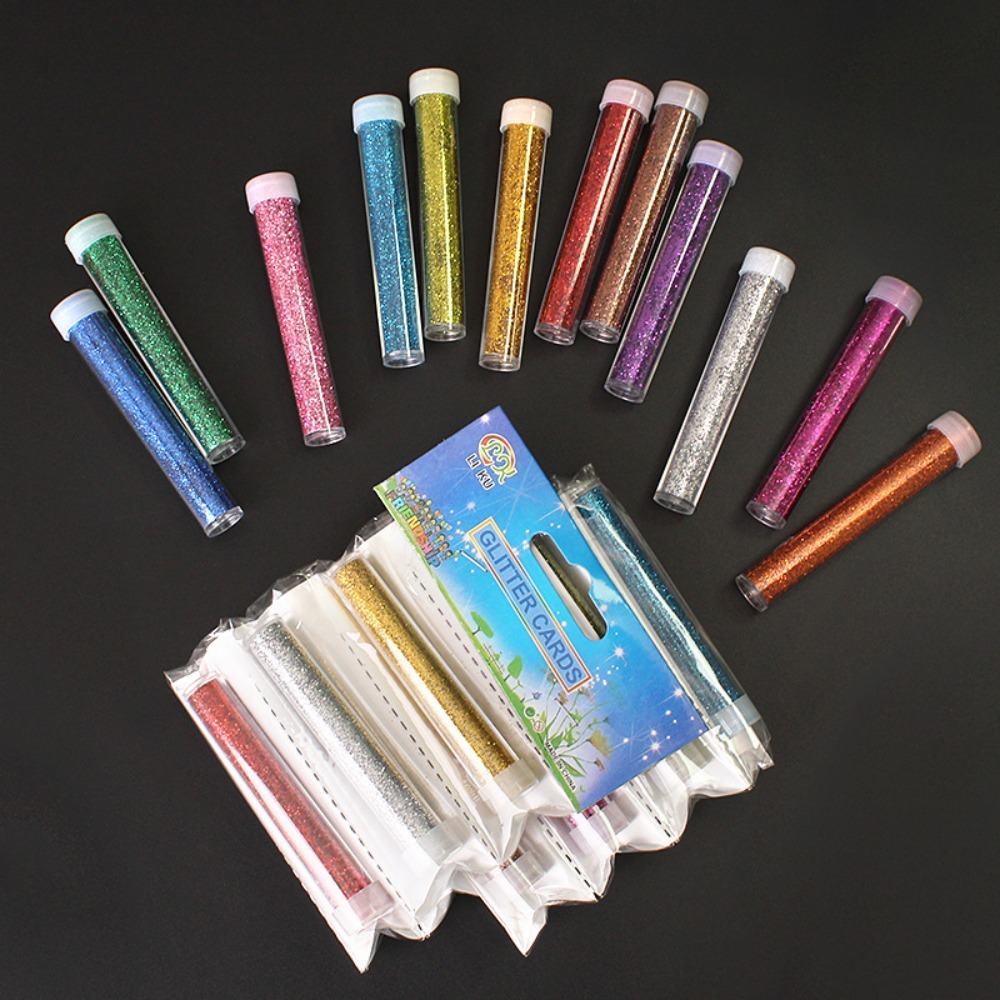 Candle Making Event - 12色のグリッター、絵画、手工芸品、キャンドル作り、装飾用グリッター、パーティーの装飾に最適です。