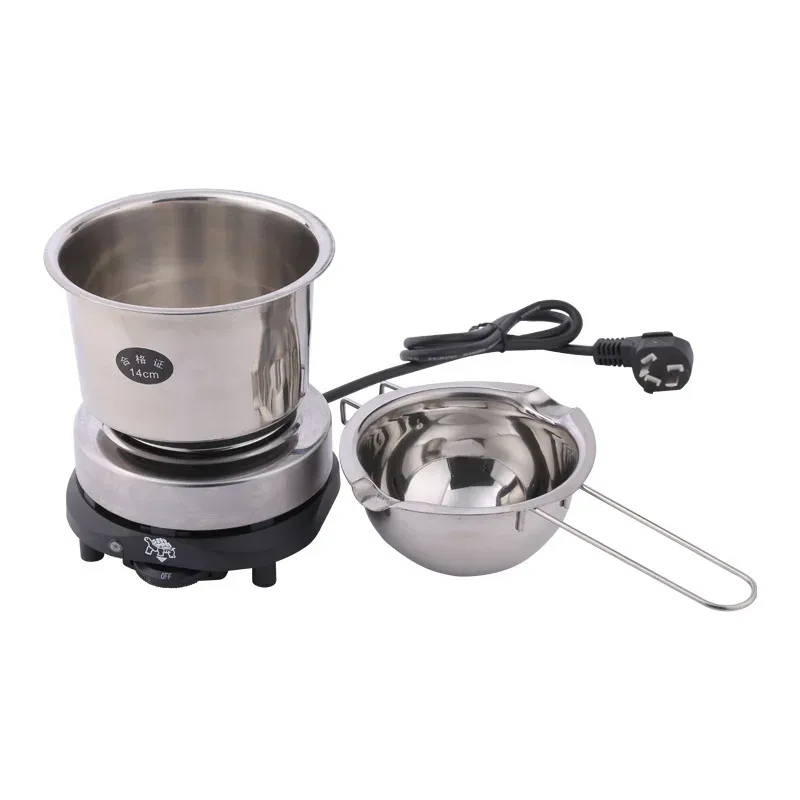 Candle Making Wax Melter - 蜜蝋るつぼ 電気ヒーターストーブ付き キャンドル作り 蜜蝋メルターポット 蜜蝋キャンドル ワックスヒーター