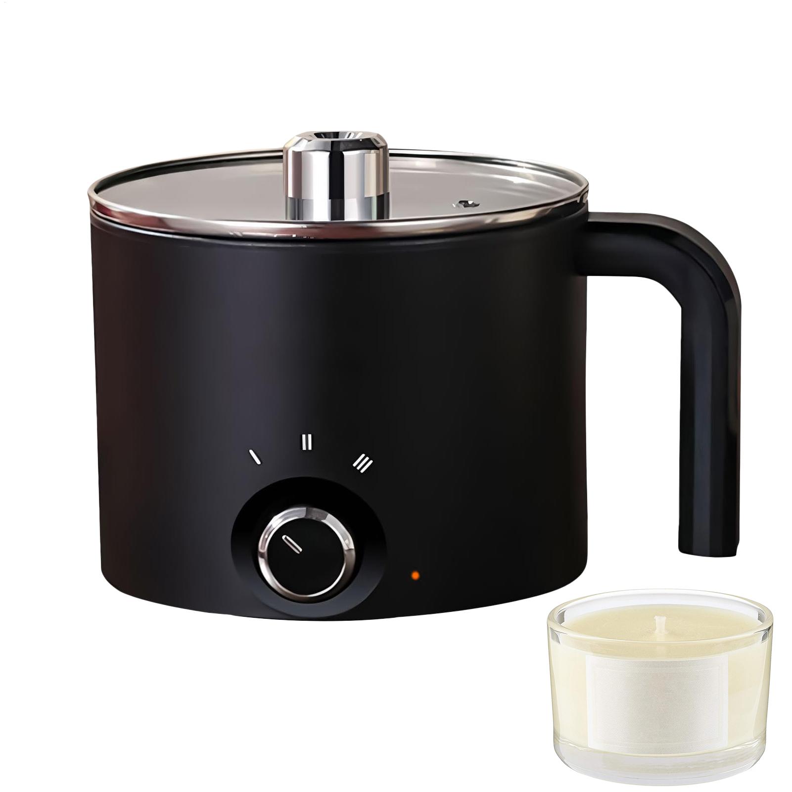 Candle Making Wax Melter - キャンドルワックス溶解ポット 1.5L 大型ステンレス製電気式ノンスティックキャンドル製造ポット 溶解ピッチャー (石鹸、キャンディー、チョコレート用)