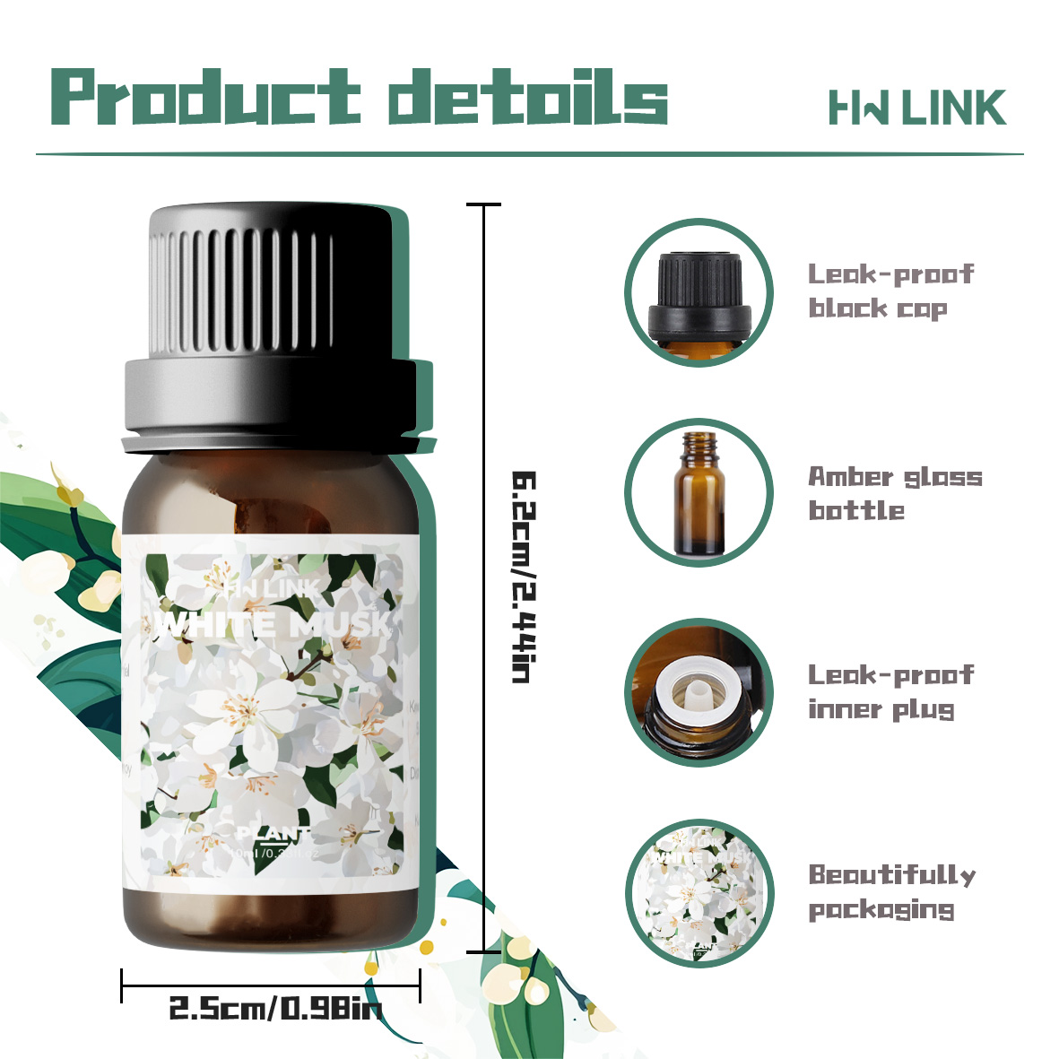 ホワイトムスク エッセンシャルオイル 10ml 女性用 アロ - Candle Making Ingredients のレビューと価格