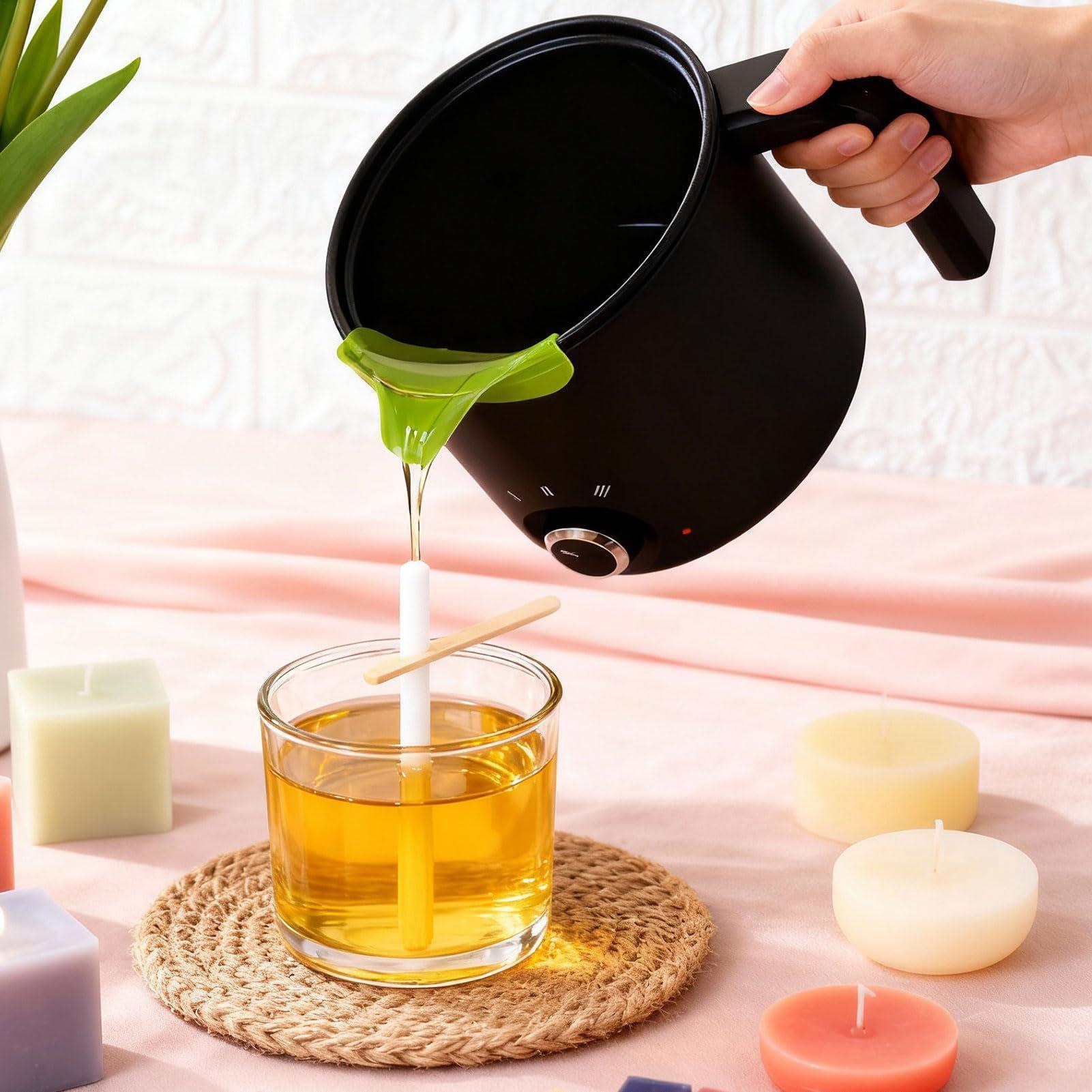 キャンドルワックス溶解ポット 1.5L 大型ステンレス製電気 - Candle Making Wax Melter のレビューと価格