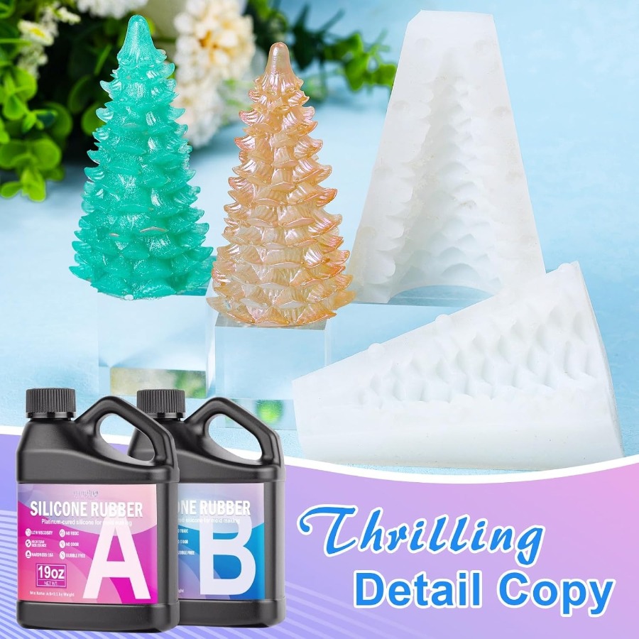 シリコンモールド作成キット、38.8オンス 15A弾性液体シ - Candle Making Ingredients のレビューと価格