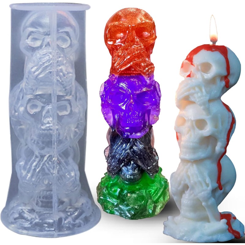 3D ローズフラワースカルシリコンモールド 2026 ハロウ - Candle Making Event のレビューと価格
